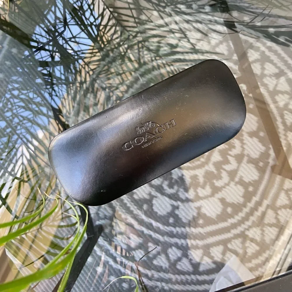 ‎Coach sunglasses case black